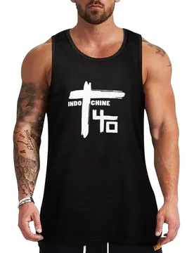Best of Indochine band logo1 exselna Genres: Rock, ?new wave Tank Top fashion 2024 man gym top anime top - Aliexpress - FashionsVida