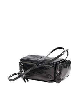 Sac en cuir - Sac bandoulière ROXIE Ed.1 noir - Ina Kent - FashionsVida
