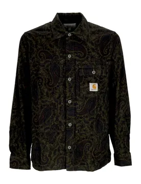 Camicia Manica Lunga Uomo L/s Charter Shirt Paisley Print/plant - CARHARTT WIP - FashionsVida