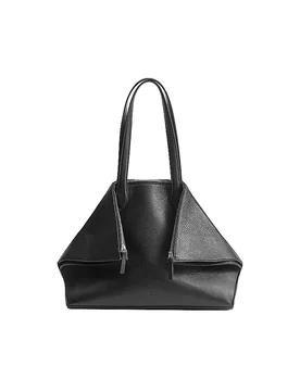 Bolso de piel - Shopper FOLD negro - Aesther Ekme - FashionsVida