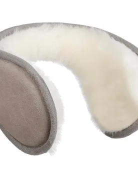 Lambswool Ear Warmers by - grey - Female - Size: One Size - Seeberger - FashionsVida