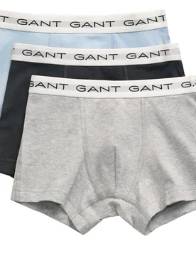 Boxers 900008003 3 Unità Light Grey Melange 12-24 Mesi - Gant - FashionsVida