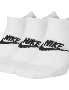 Everyday Essential No-Show Socks (3 Paar) - Socken - weiss / schwarz - Unisex - Size: L - Nike - FashionsVida