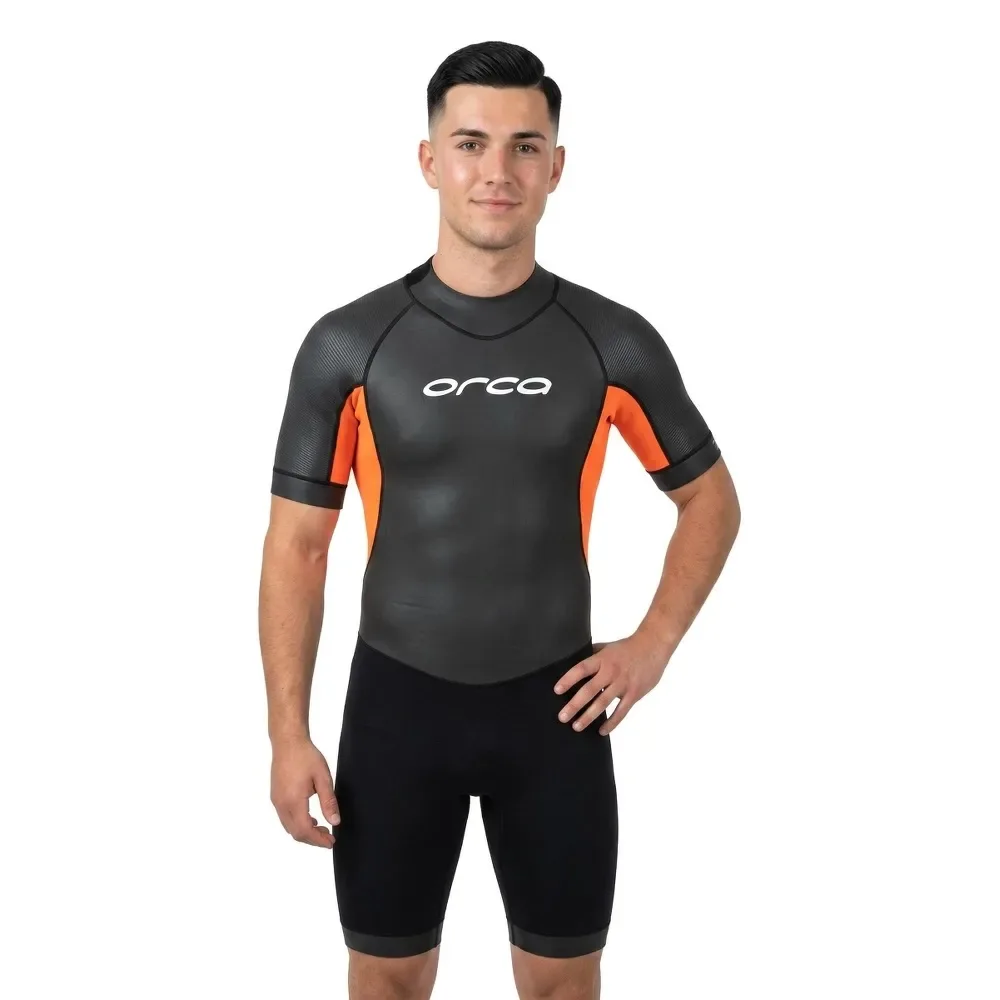 Vitalis Short Sleeve Shorty Black 5 Men - Orca - FashionsVida