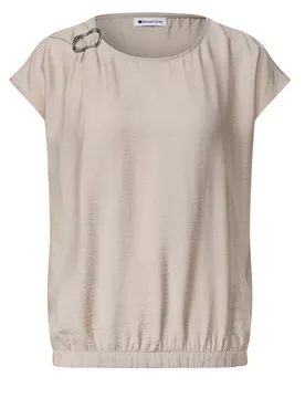 Shirtblouse w buckle detail female - 38 - FashionsVida