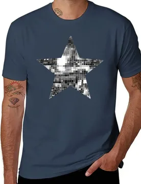 Shiny Silver Disco Ball Star T-Shirt funny t shirts cotton man t shirts graphic T-Shirt - Aliexpress - FashionsVida