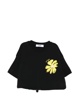 MSGM TY-SHIRT M/C FIORE - Msgm - FashionsVida