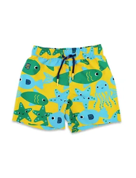 Kids Under The Sea Print Swim Shorts - Toby Tiger - FashionsVida