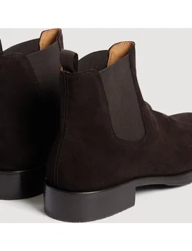 Botines chelsea de hombre de serraje con elásticos - sandro - FashionsVida