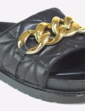 London Sia Womens Sandals - Black - Size Uk 4 - Hotsoles - FashionsVida