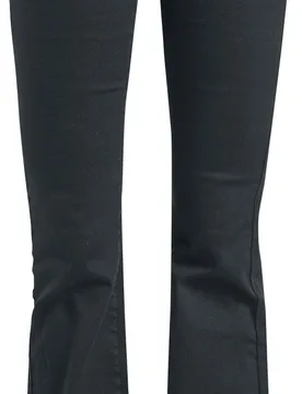 Jeans - Grace - Schwarze Jeans mit Schlag - W26L32 bis W40L34 - für Damen - Größe W27L32 - schwarz - Frauen - female - Black Premium by EMP - FashionsVida