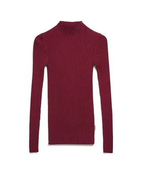 Pullover ALAANIA rojo oscuro M - Armedangels - FashionsVida