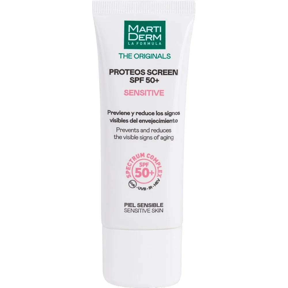 Crema facial Proteos Screen SPF50+ Sensitive - MartiDerm - FashionsVida