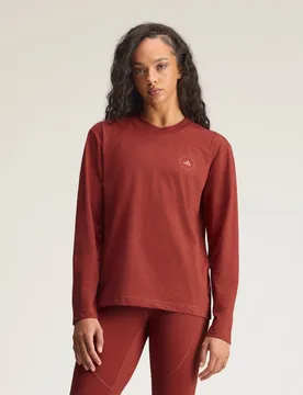 Maglia by Stella McCartney Long Sleeve XL Burnt Sienna - Adidas - FashionsVida