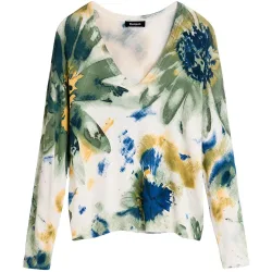 Jersey de mujer estampado fino