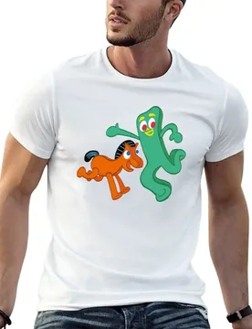 Gumby and pokey T-Shirt plus sizes affliction shirts mens plain t shirts - Aliexpress - FashionsVida