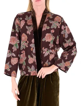 Blazer a kimono TERRACOTTA S - WU'SIDE - FashionsVida
