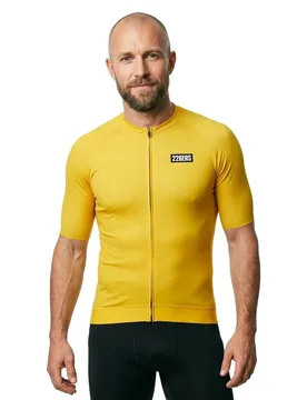 Maglia A Maniche Corte Color Block Yellow - 226ERS - FashionsVida
