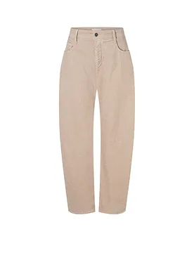 Pantalón Barrel Leg DANNI beige 42 - Mac - FashionsVida