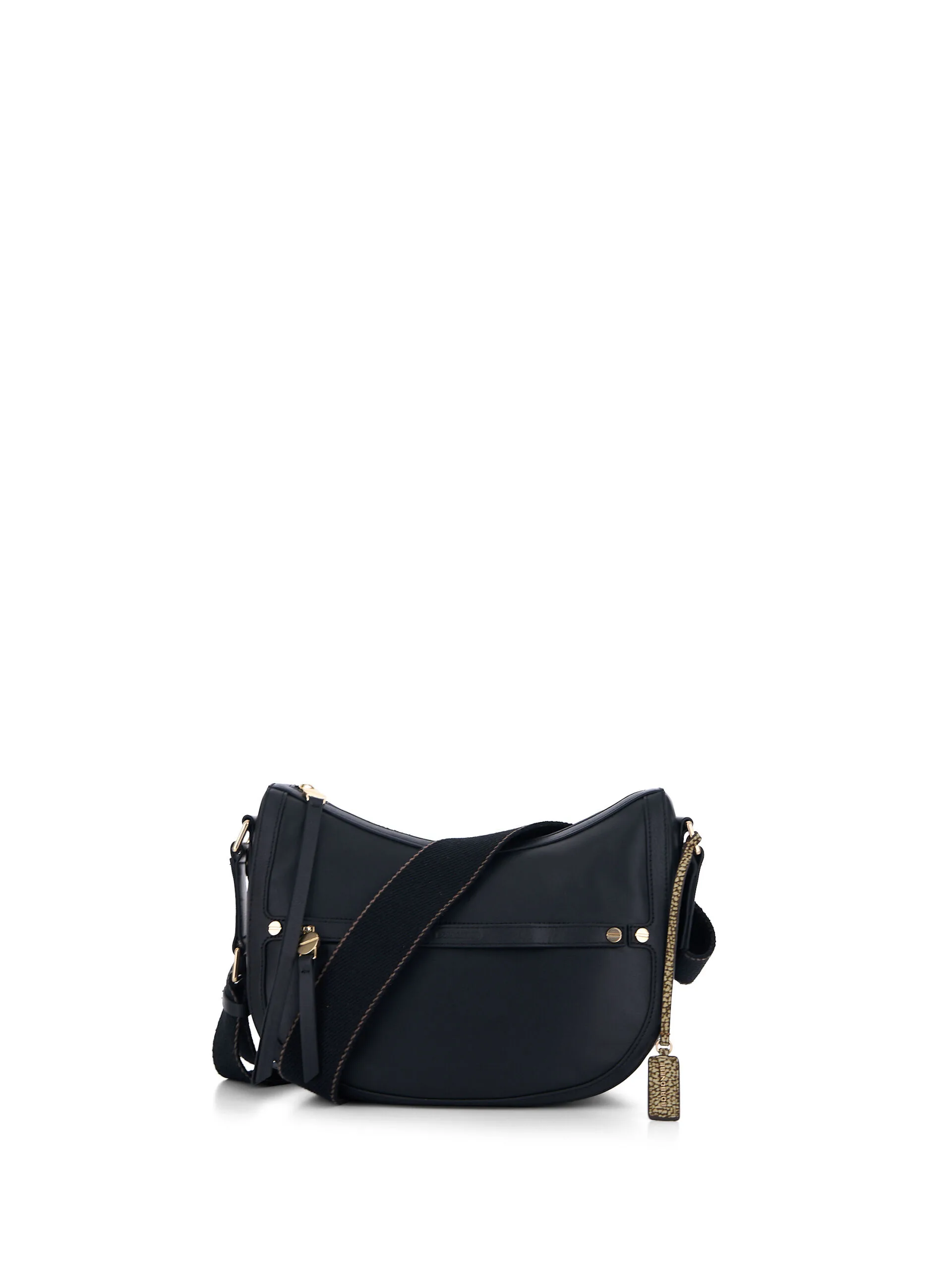 BORBONESE Borsa in pelle NERO U - Borbonese - FashionsVida
