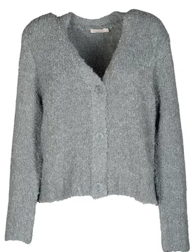 V-Cardigan,1/1 Arm, Boucle female - 42 - FashionsVida
