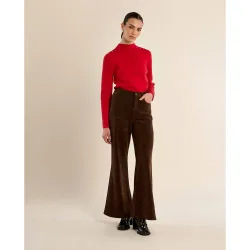 Pantalón de mujer largo acampanado