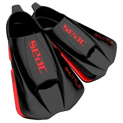 Shuttle Power Fins Black / Red UK 7-7.5 unisex