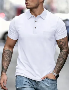 New Men Quick Dry Cotton Linen Polo Shirt Breathable Lapel Short Sleeve Tops Business Casual Office Daily Wear Solid Color - Aliexpress - FashionsVida