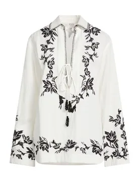 Top Damen Weiß L,M,S,XS Damen - Hemant & Nandita - FashionsVida