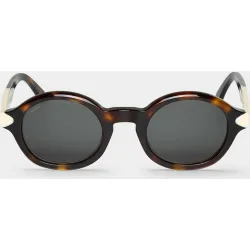 Gafas de sol de mujer redonda en acetato