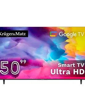 Tv Km0250uhd-g 50´´ Uhd Led Black Europe PAL unisex - Kruger & Matz - FashionsVida