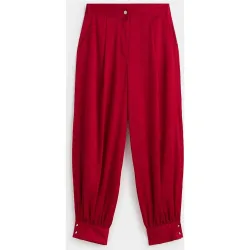 Pantalón de mujer bombacho textura