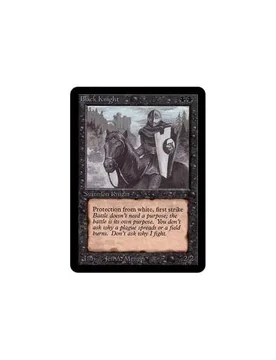 Black Knight Alpha - Magic: The Gathering - FashionsVida