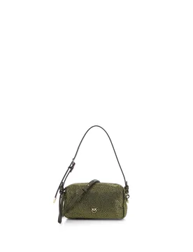 Borsa con strass BAG VERDE OLIVA U - PINKO - FashionsVida