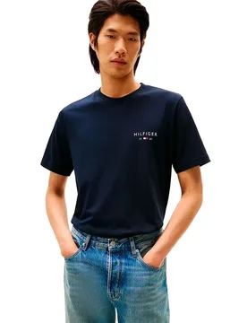 T-shirt à Manches Courtes Brand Love Small Desert Sky 2XL - Tommy hilfiger - FashionsVida