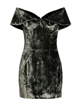 Mini-Kleid Damen Grau 32,34,36,38,40,42,44 Damen - MUGLER - FashionsVida