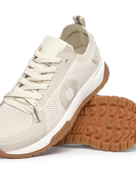 Zapatillas blancas de mujer deportivas con logo - Ecoalf - FashionsVida
