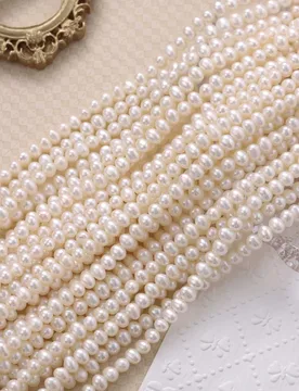 AAA 4-5mm High-quality Egg-shape Natural Freshwater Pearl Semi-finished Beads for Jewelry Making DIY Necklace Bracelet Accessory - Aliexpress - FashionsVida