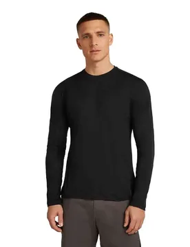 Maglietta A Maniche Lunghe 150 Merinofine™ Ace Upf Black XL - Icebreaker - FashionsVida