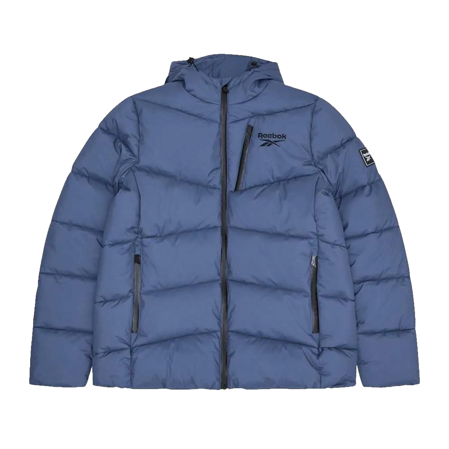 Mens Stretch Padded Jacket (Mineral Blue) - Size Small - Reebok - FashionsVida
