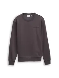 Printed crew neck sweater male