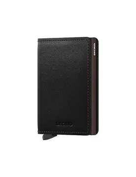 Portafoglio - Slimwallet Original nero-marrone nero - SECRID - FashionsVida