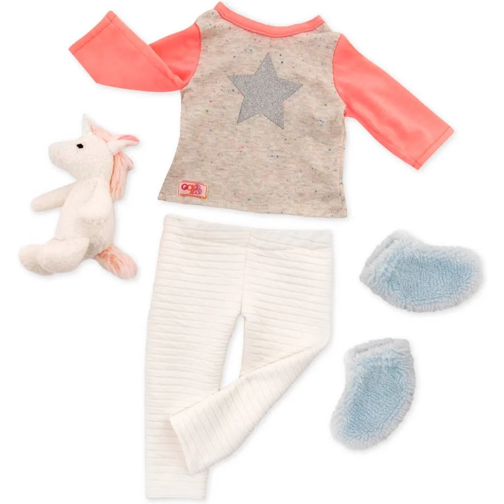 Pijama con unicornio - Our Generation - FashionsVida