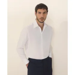 Camisa vestir non iron hombre manga larga