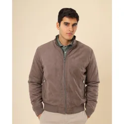 Chaqueta de hombre 100% poliéster en caqui