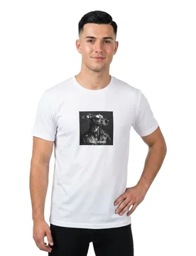 T-shirt à Manches Courtes Hound White L - Makia - FashionsVida