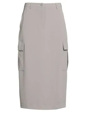 Midi-Rock Damen Maulwurfsgrau 30,34,38,40 Damen - Theory - FashionsVida