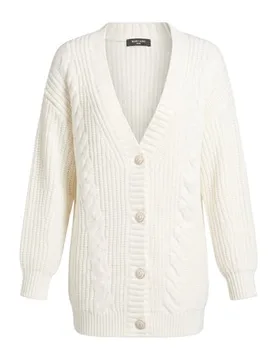 Strickjacke Damen Elfenbein XL Damen - Guess - FashionsVida