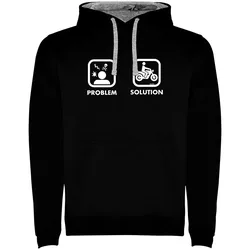 Sweat à Capuche Problem Solution Ride Two-colour