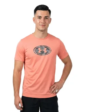 T-shirt à Manches Courtes Lockertag Novelty Pink / Peppercorn XL - Under armour - FashionsVida